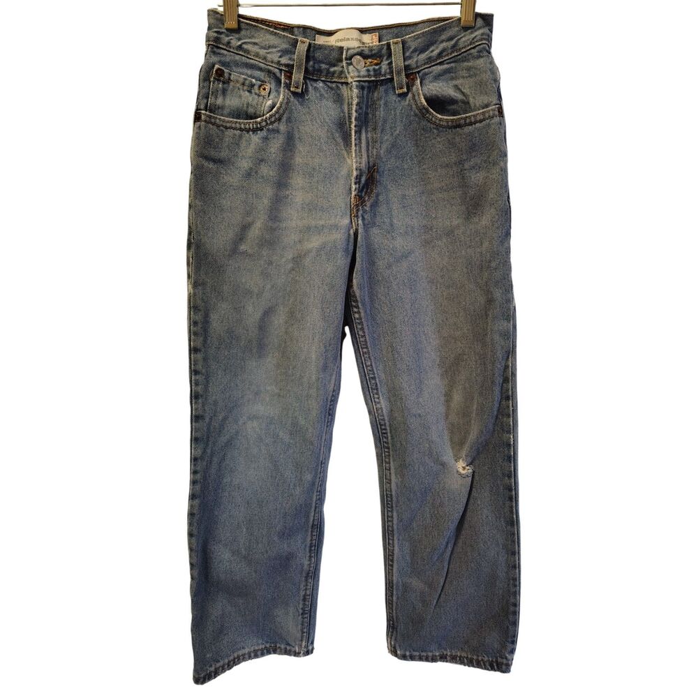 Levi's 550 Relax‎ Fit W27 L27 Straight Leg Blue Denim Jeans